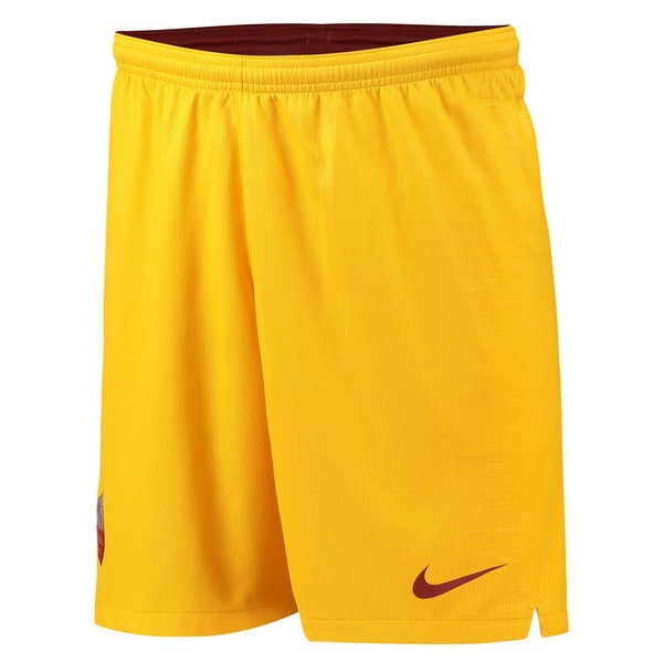 Pantalones As Roma 3ª 2018/19 Amarillo